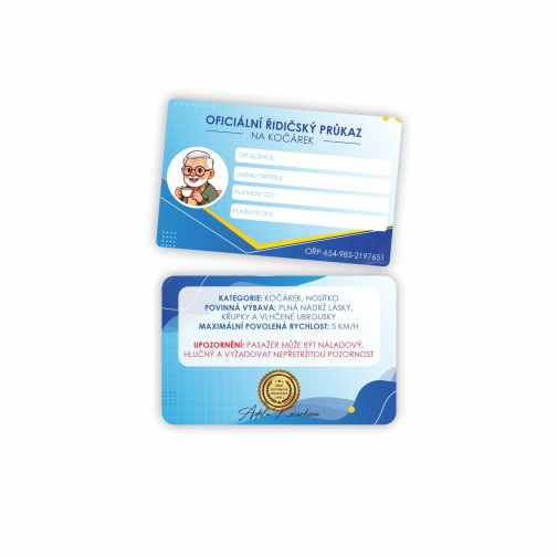 Řidičské průkazy na kočárek